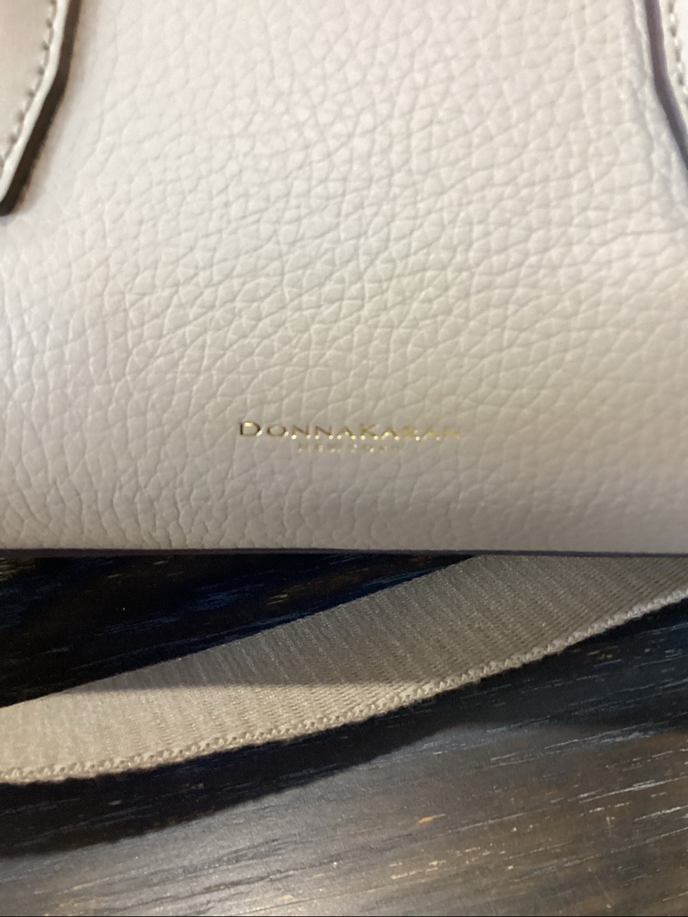 Donna Karan Chantilly Leather Mini Satchel Bag with Chain Charms - Picture 4 of 13